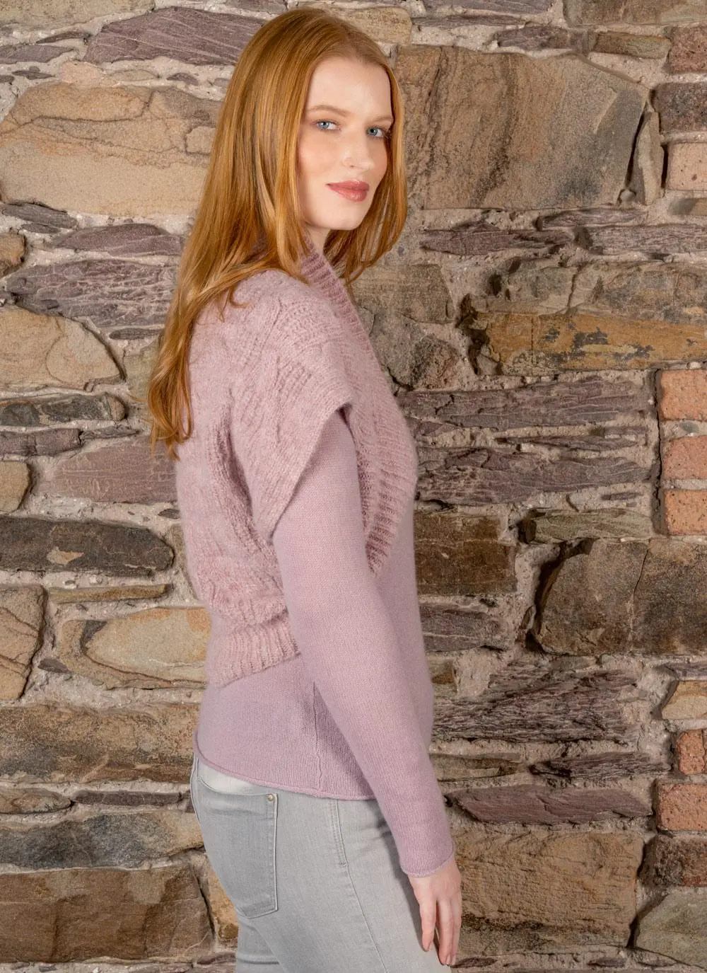 Fisherman Cable Shrug