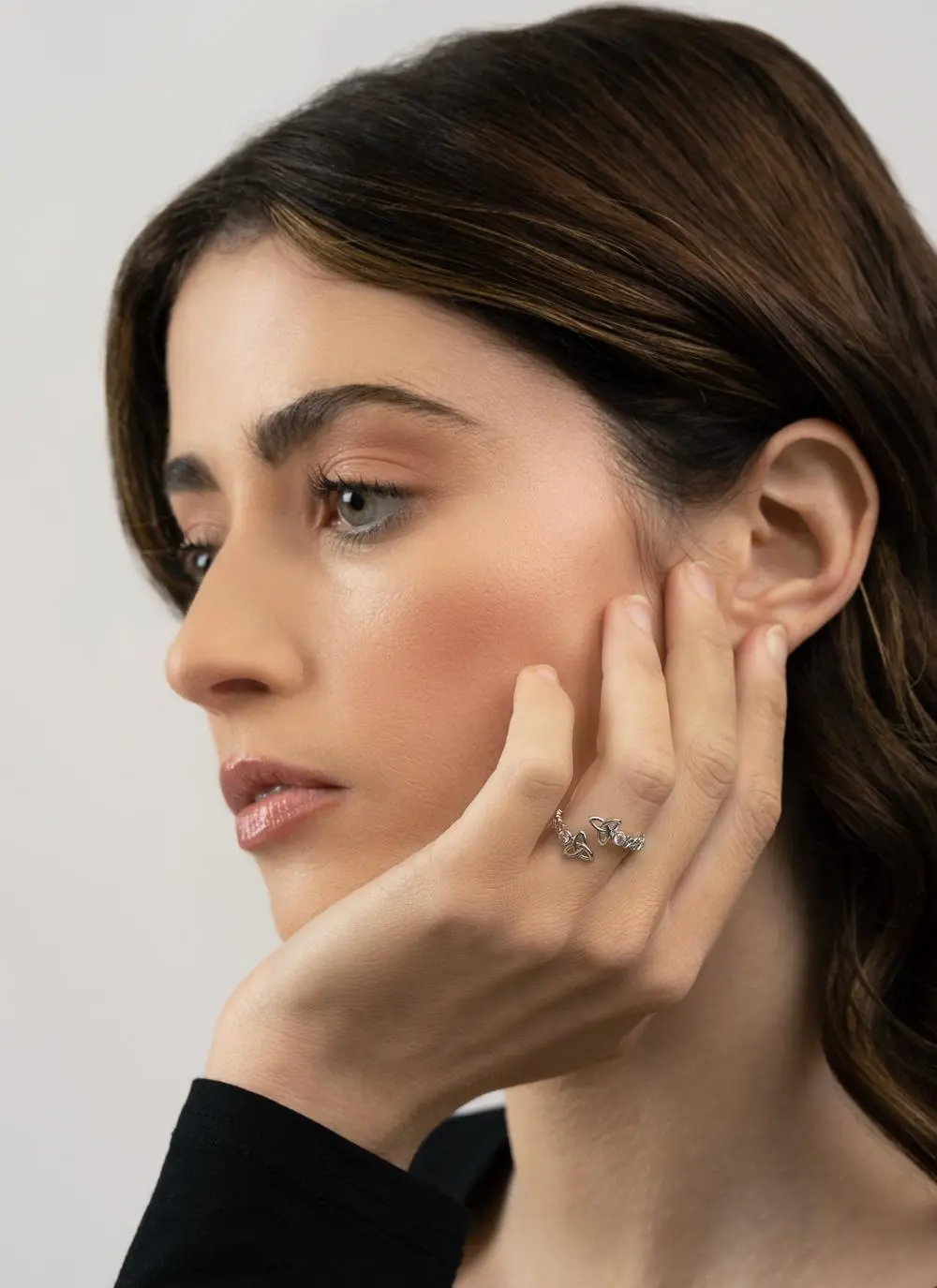 Sterling Silver Trinity Ring