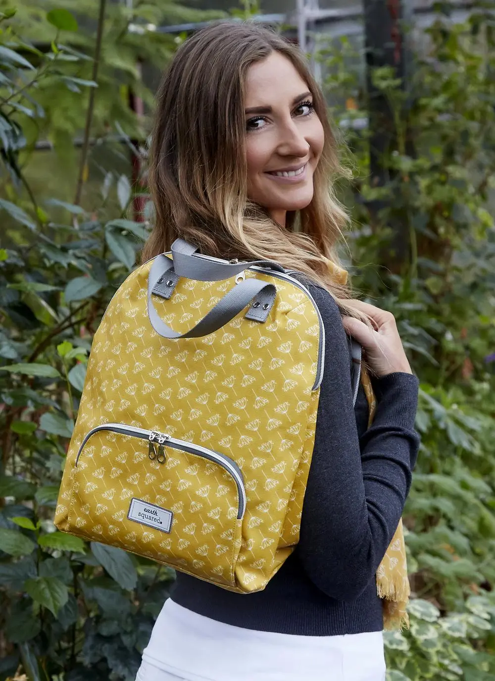 Dandelion Oil Cloth Backpack