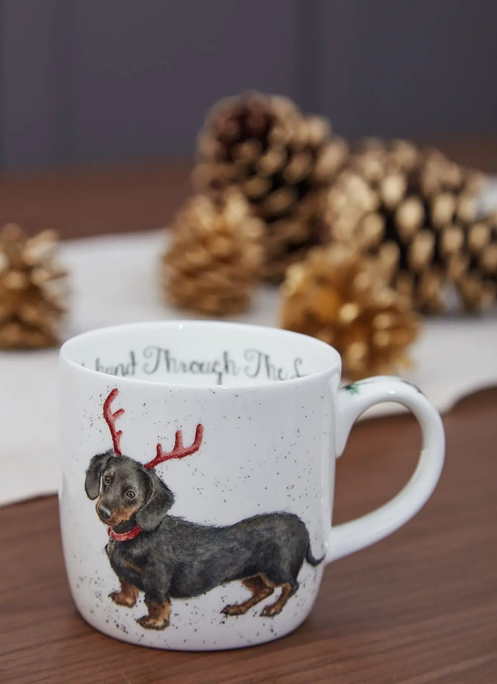 Dashhound Through the Snow Mug