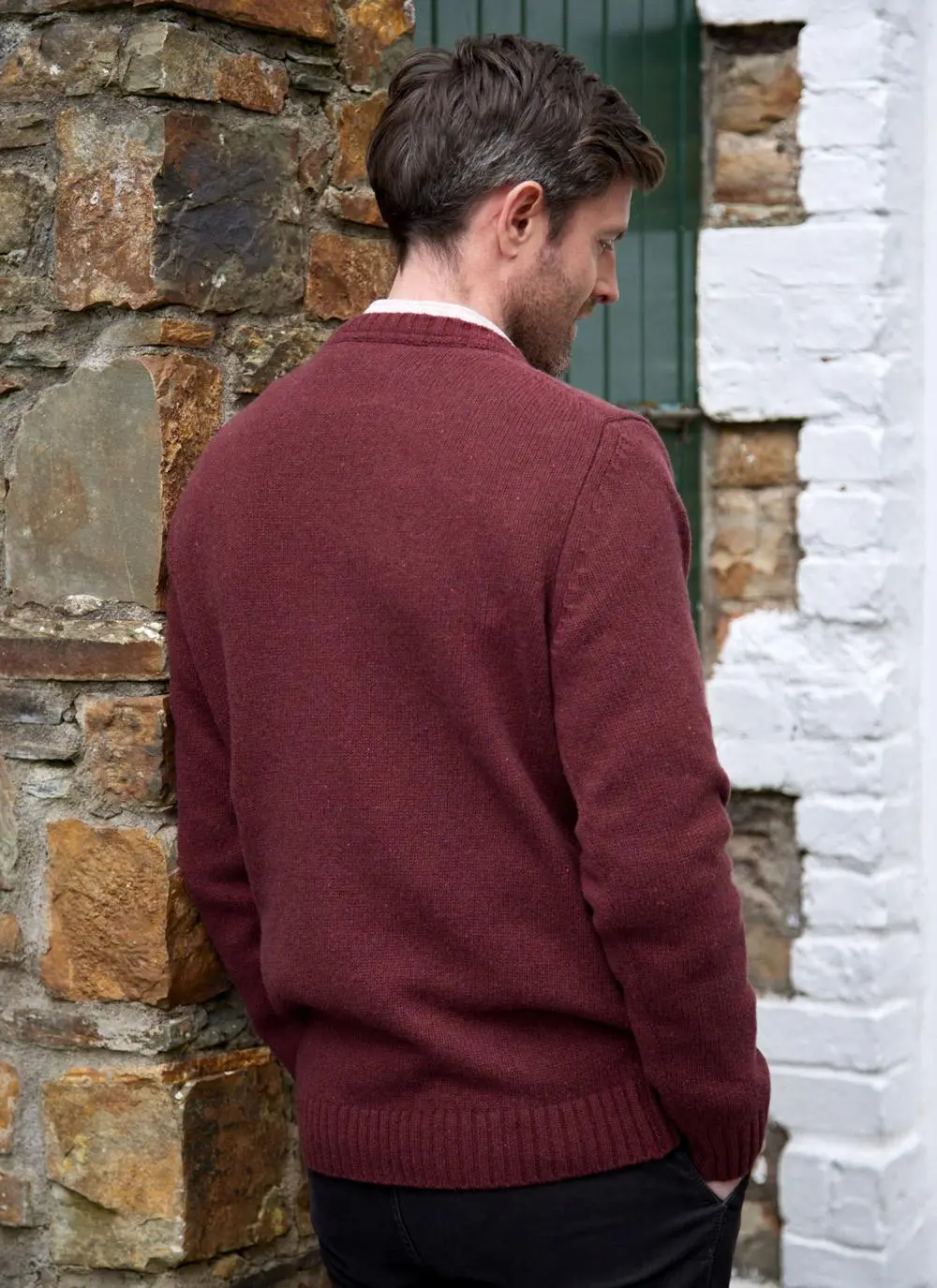 Donegal Fleck Crew Neck Sweater