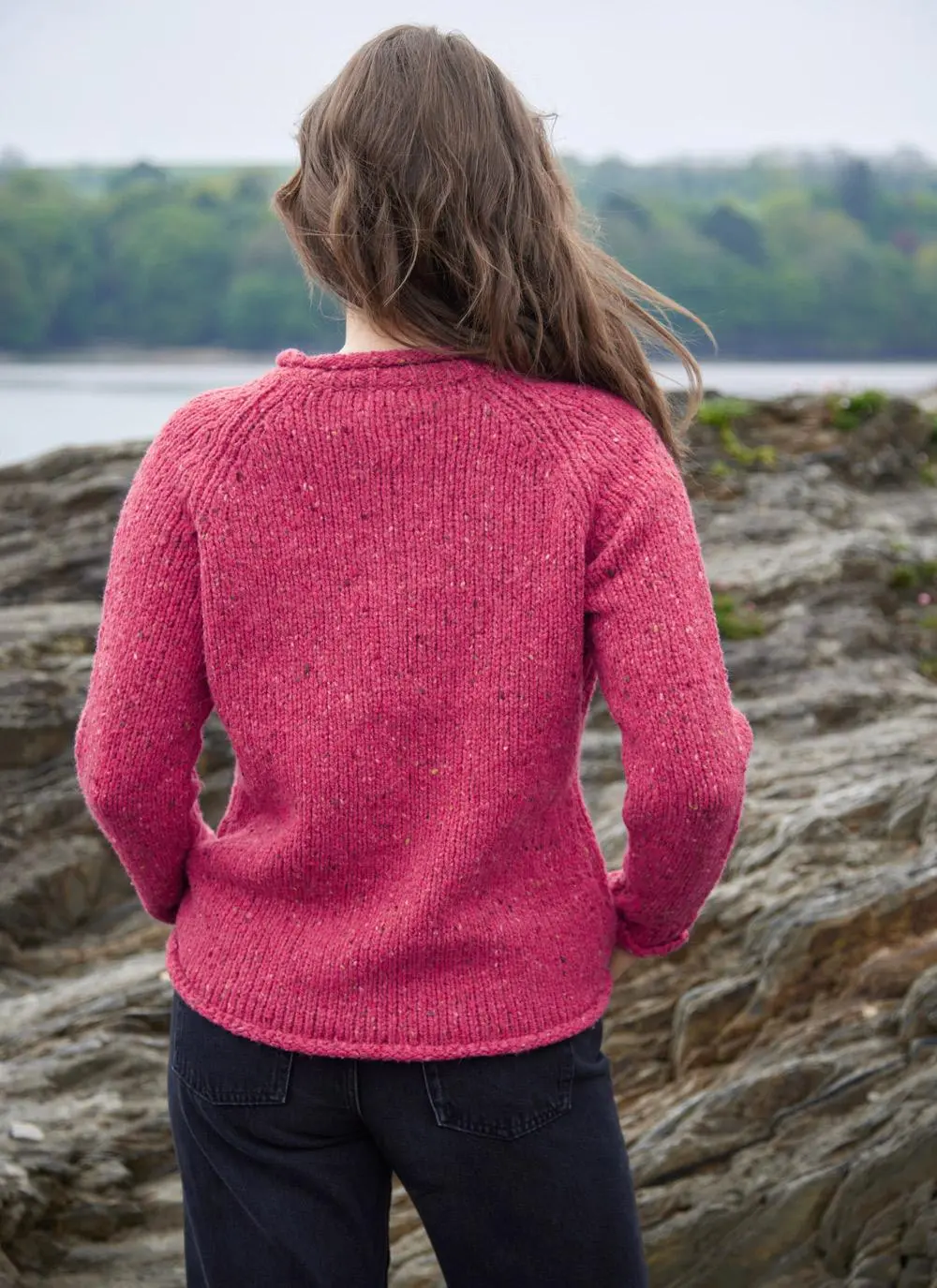 Donegal Roll Neck Sweater