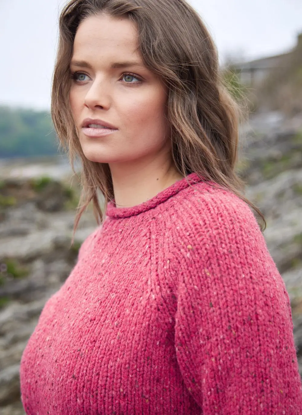 Donegal Roll Neck Sweater