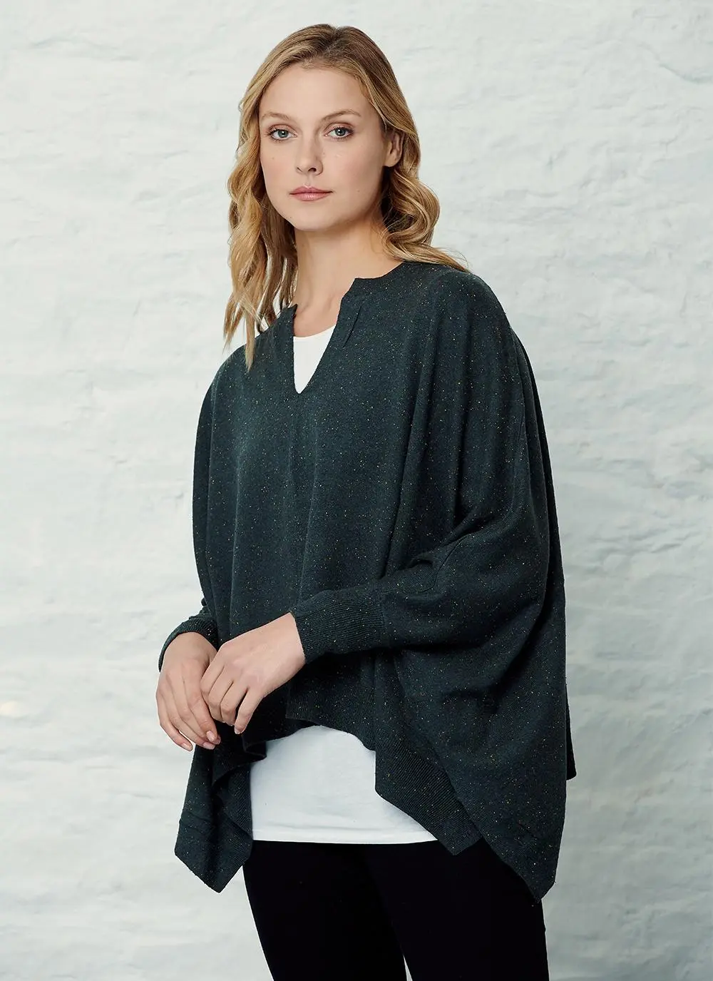 Donegal Tweed Cape Sweater