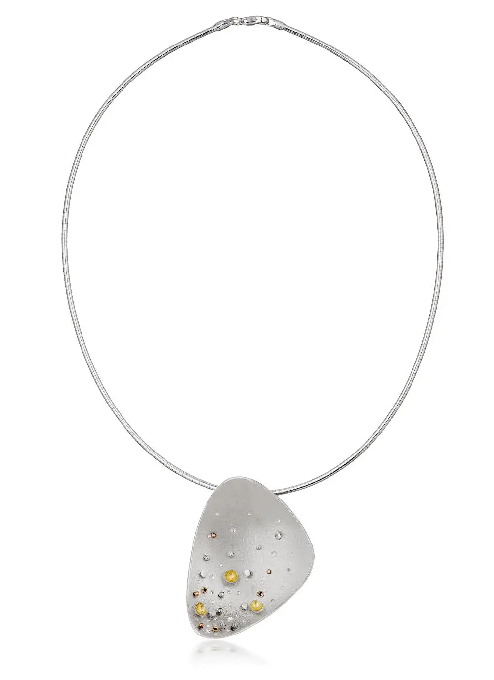 Dusk Large Silver Pendant