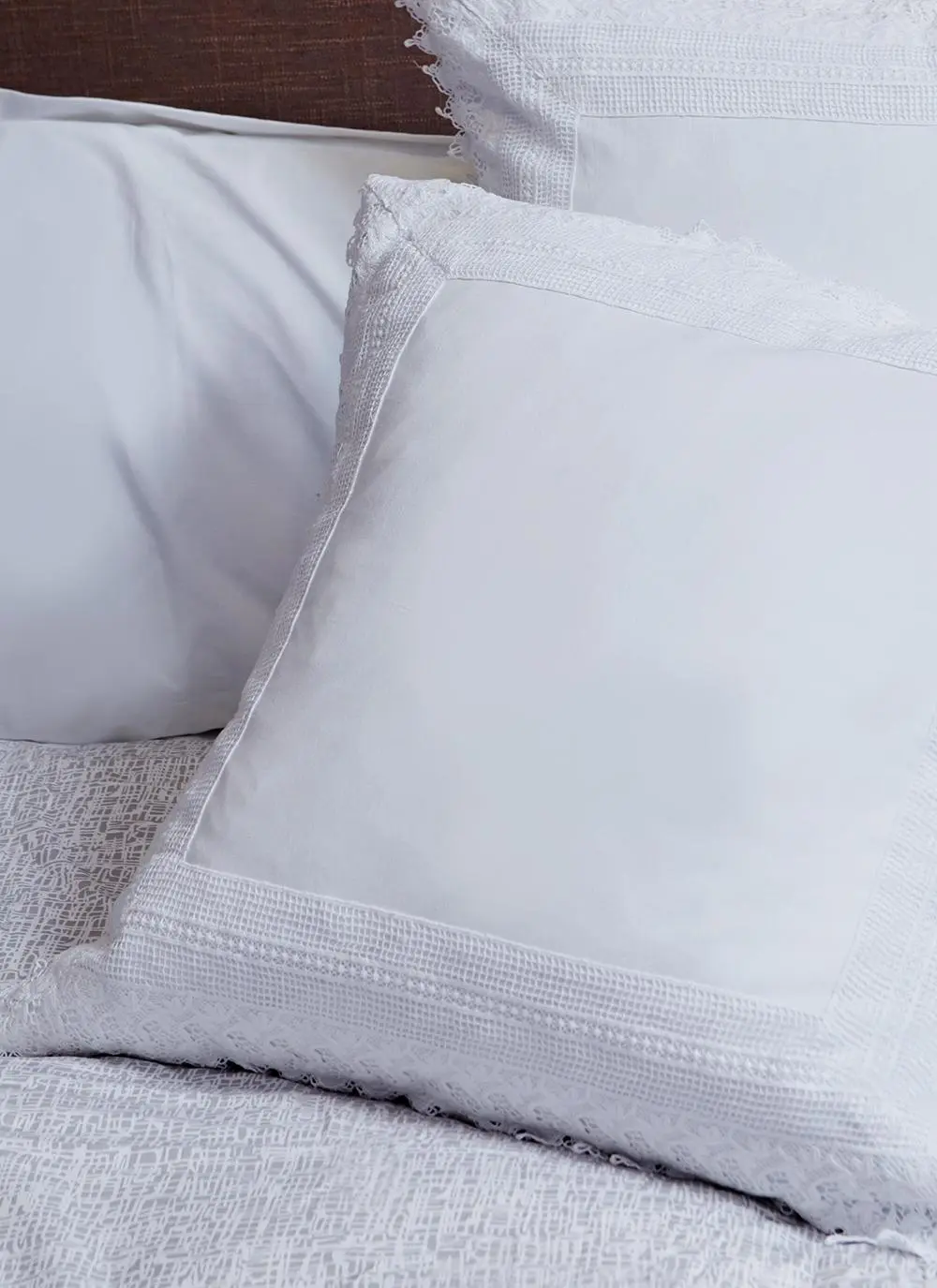 Embroidered Pillow Sham Set of 2