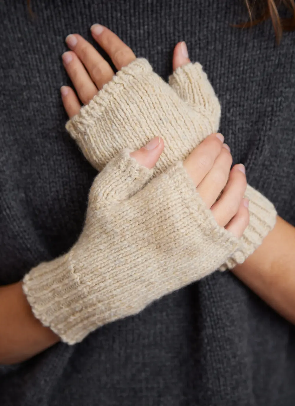  Donegal Tweed Handwarmers
