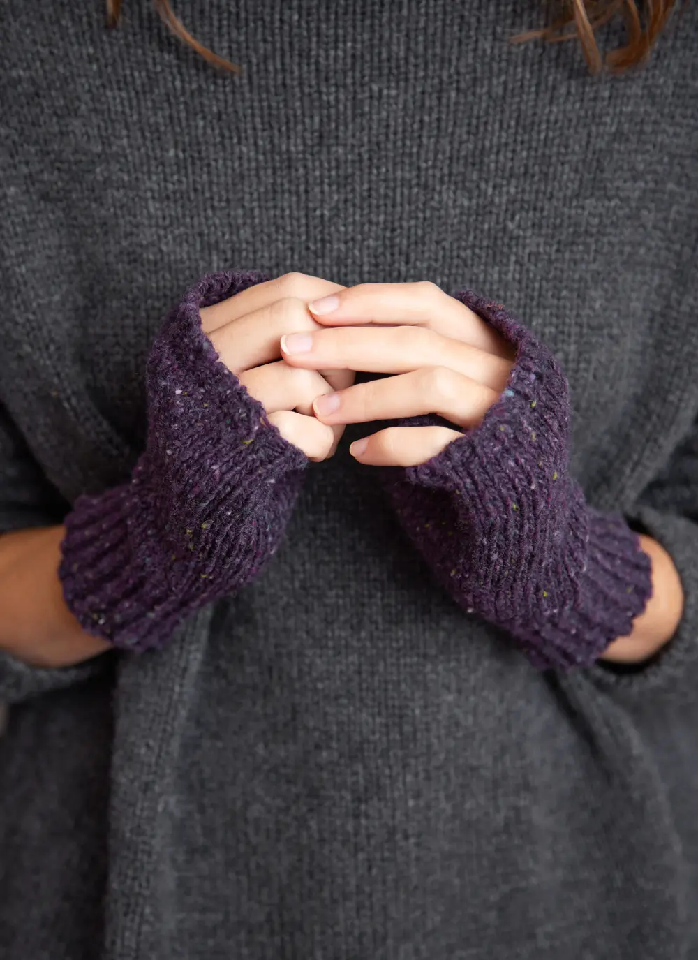  Donegal Tweed Handwarmers