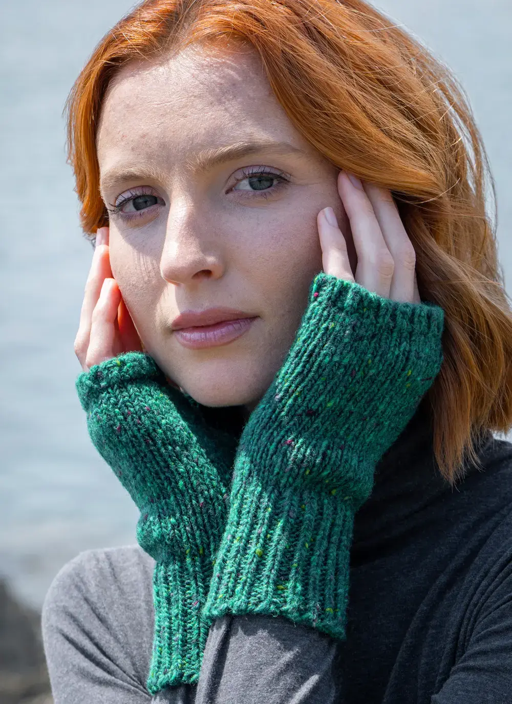  Donegal Tweed Handwarmers
