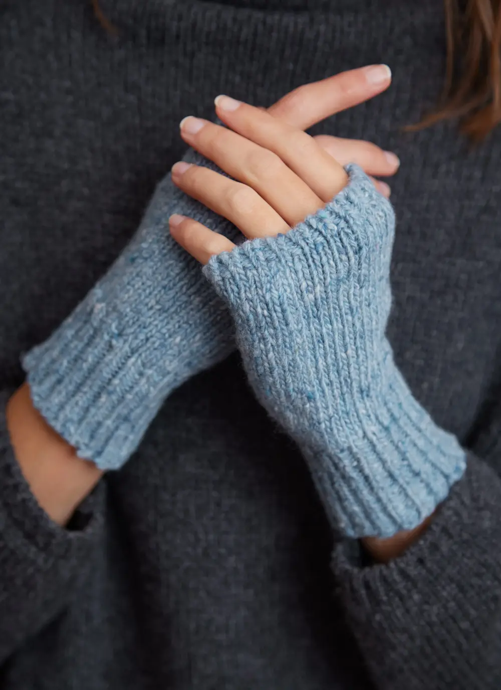  Donegal Tweed Handwarmers