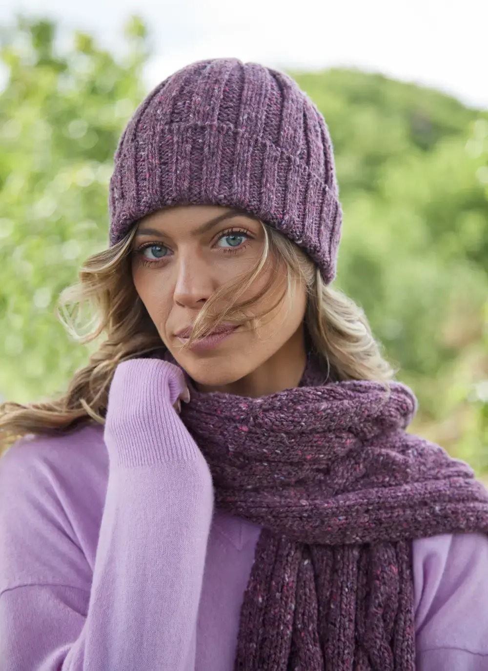Donegal Fleck Ribbed Beanie