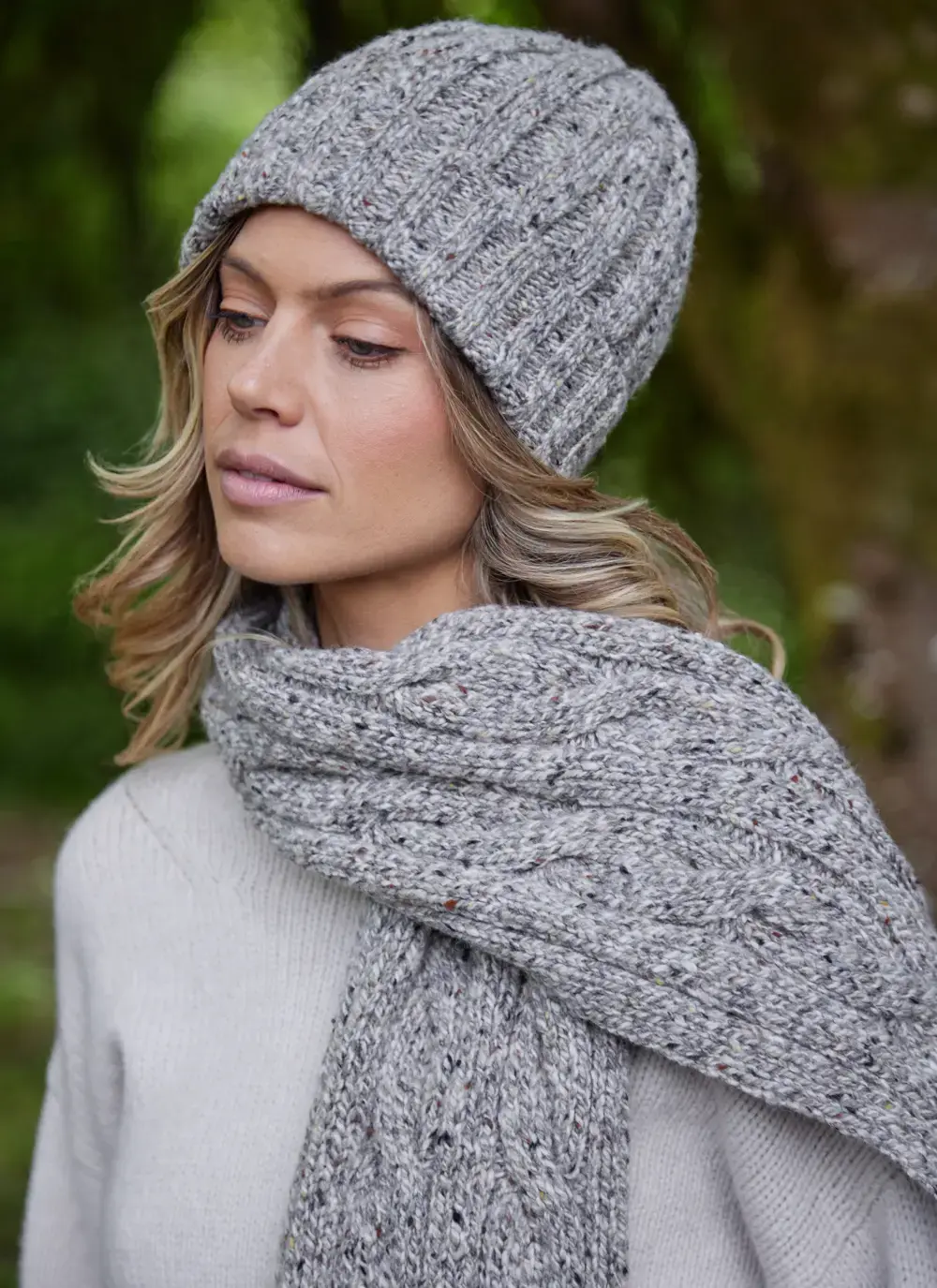 Donegal Fleck Ribbed Beanie