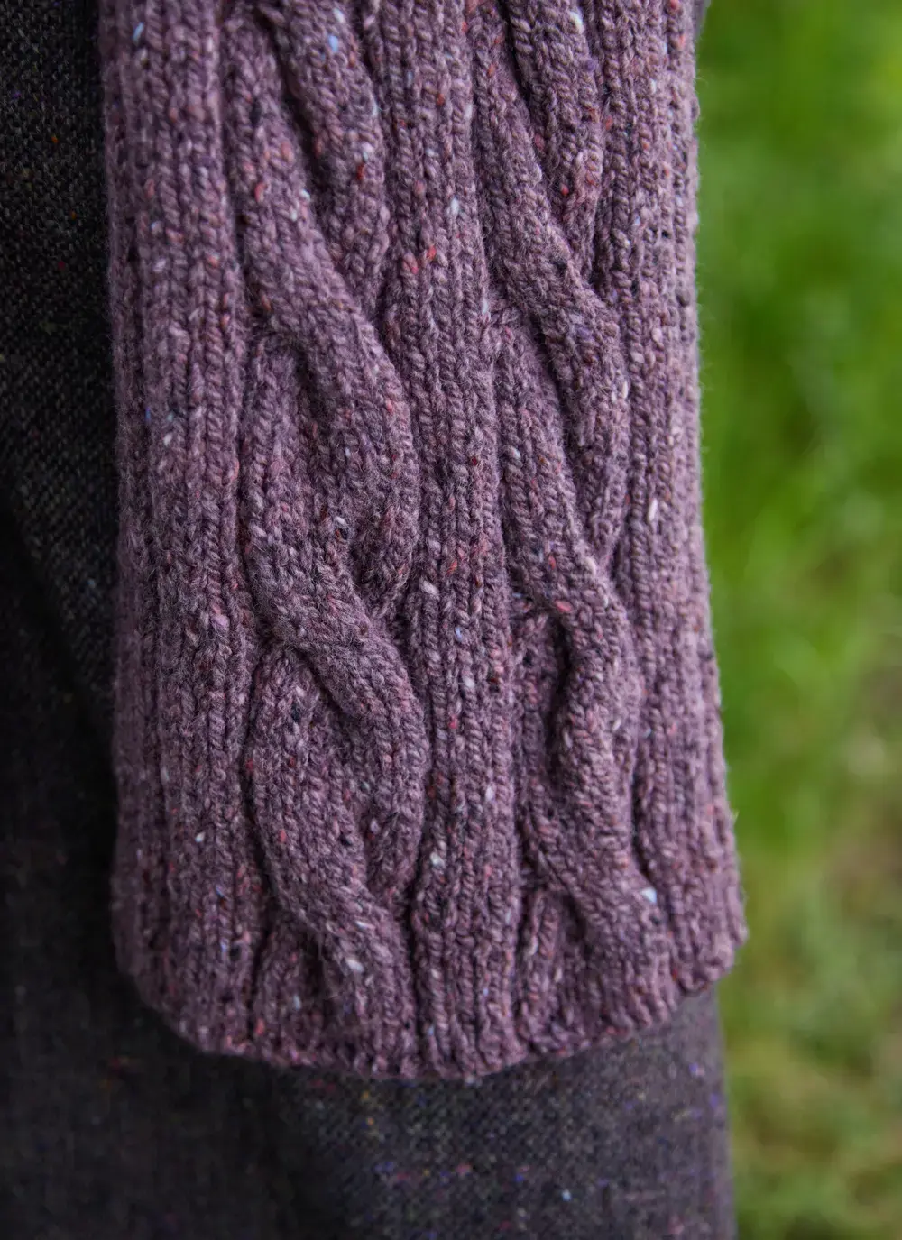 Fisherman Donegal Cable Scarf