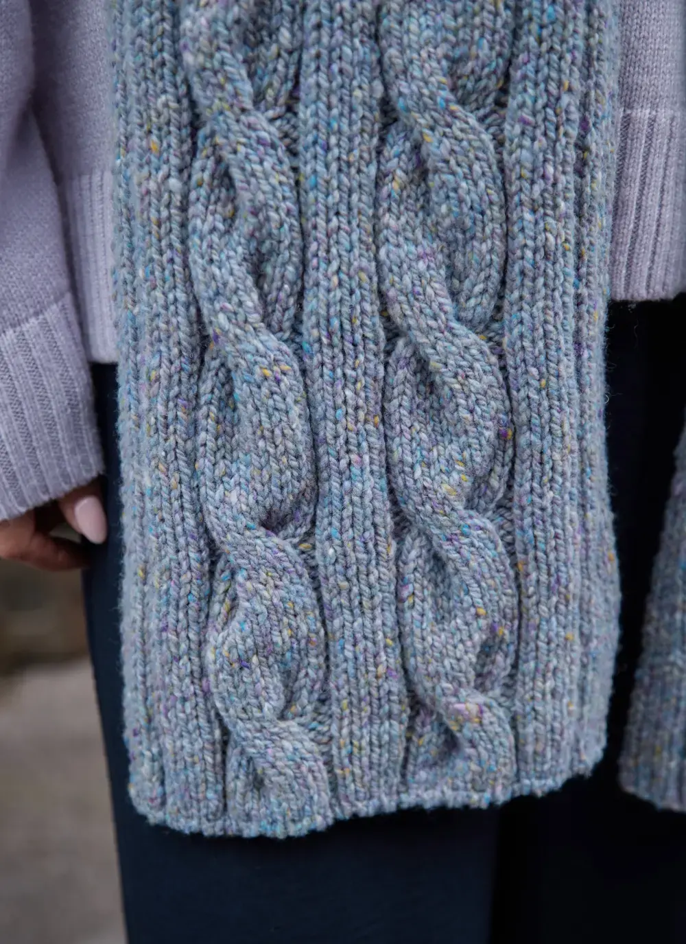 Donegal Cable Scarf