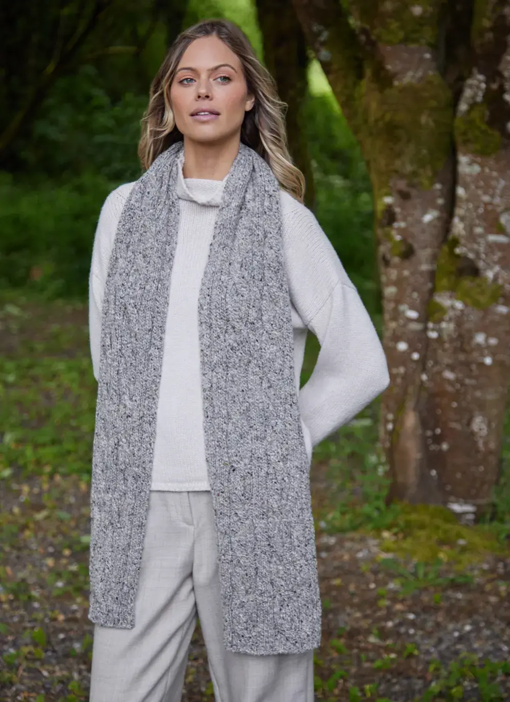 Donegal Cable Scarf