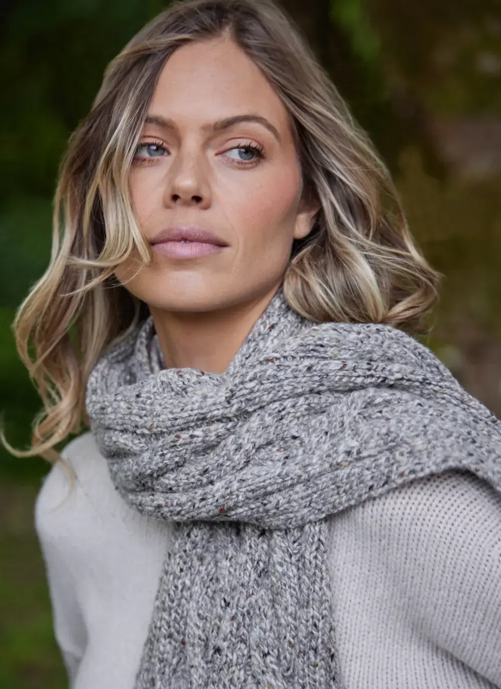 Donegal Cable Scarf