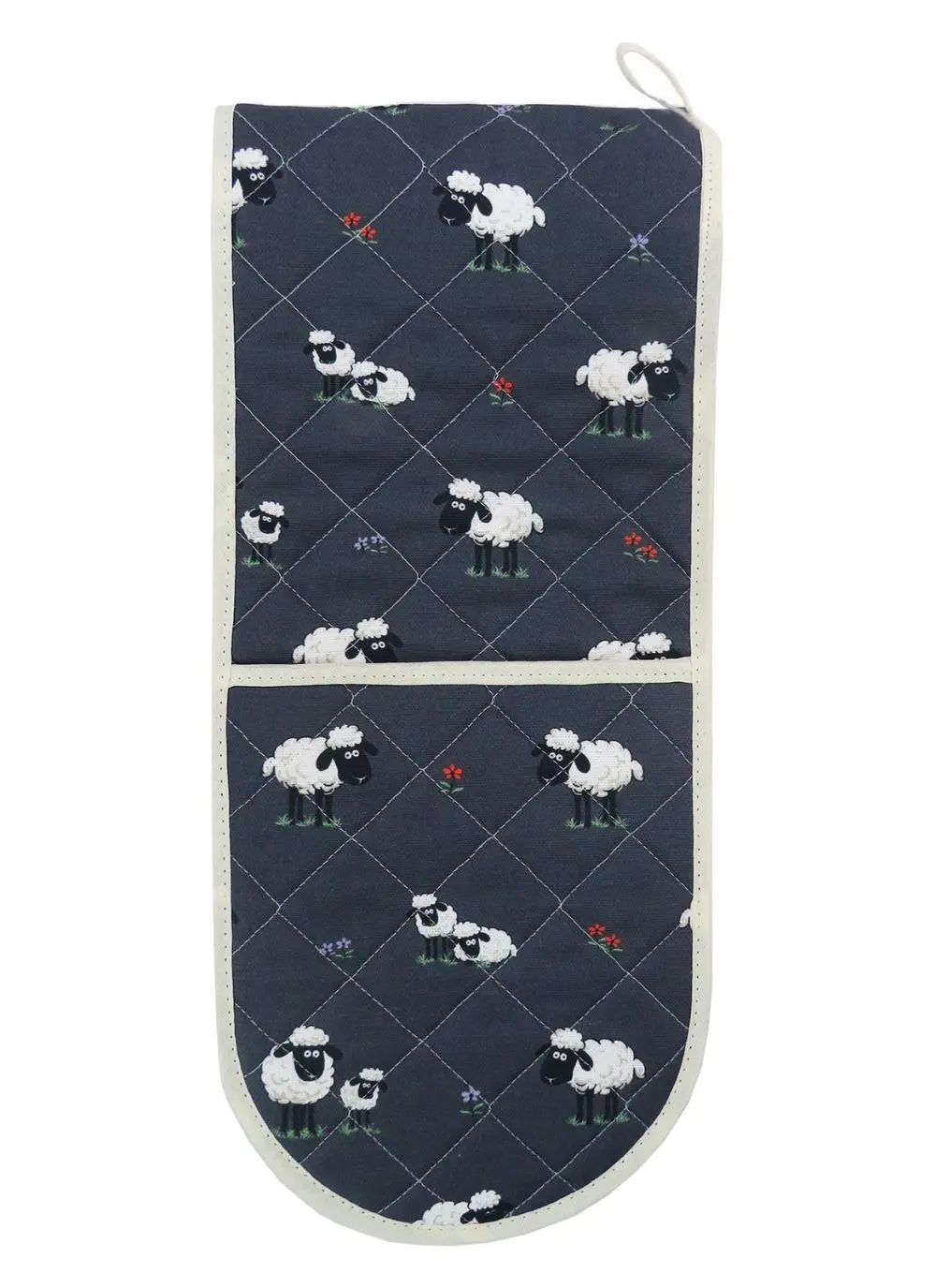 Fluffy Flock Double Oven Glove