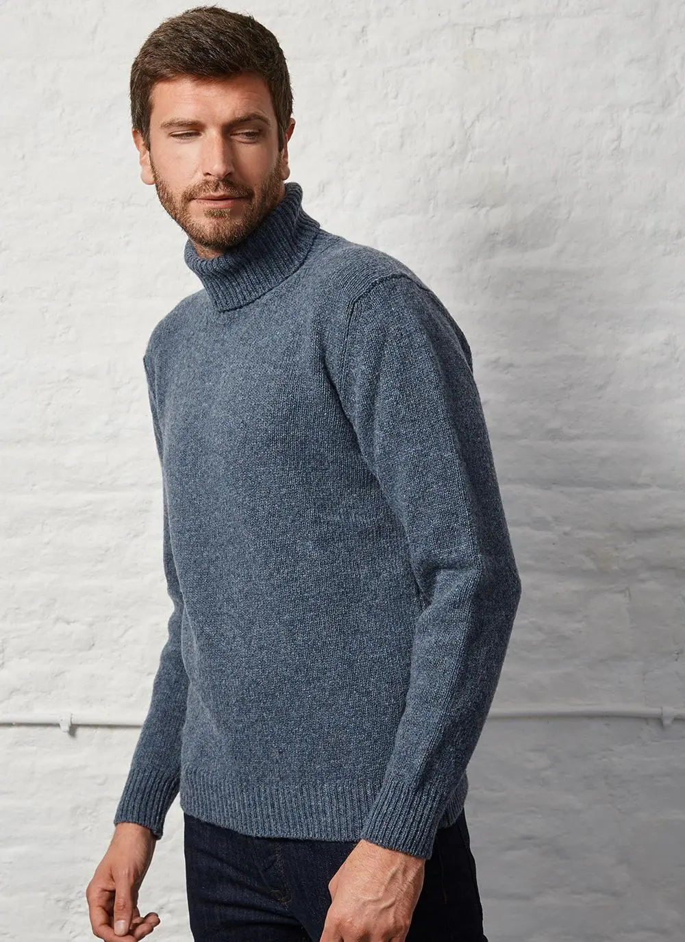Fisherman Polo Neck Sweater