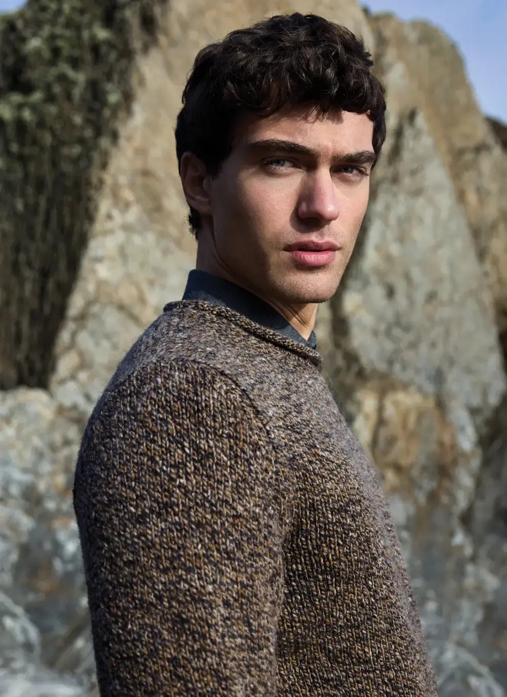 Alpaca Roll Neck Sweater