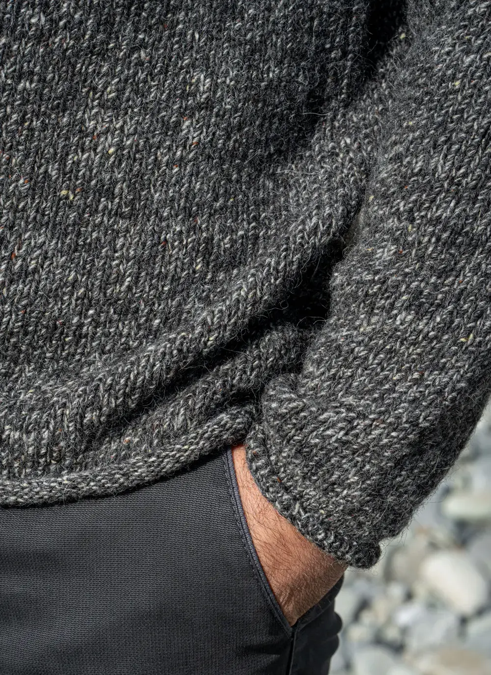 Alpaca Roll Neck Sweater