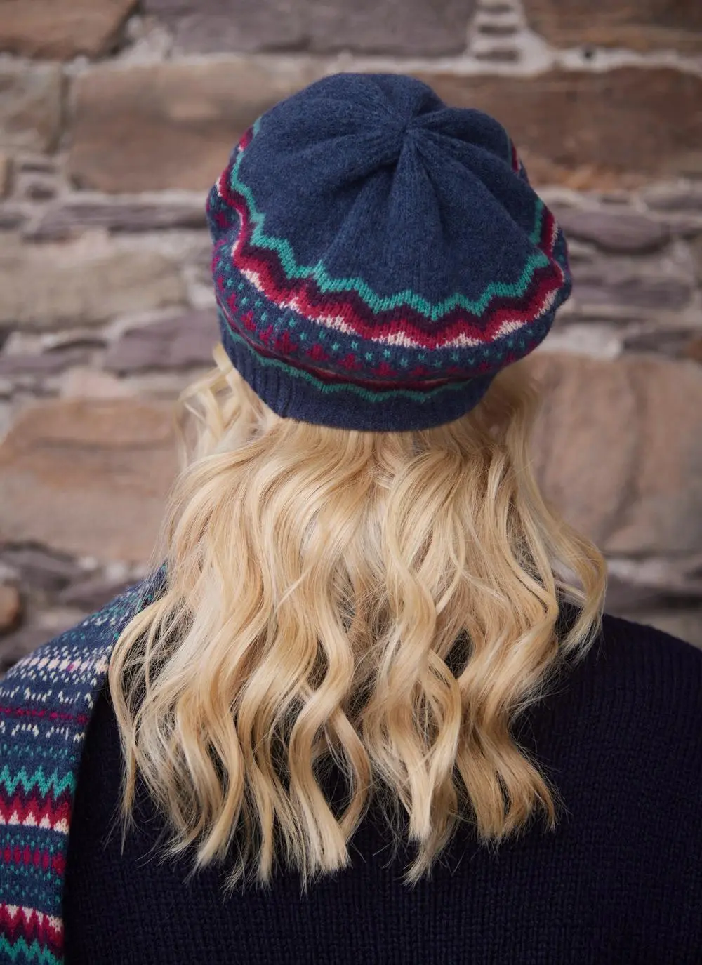 Fair Isle Hope Knit Beret 