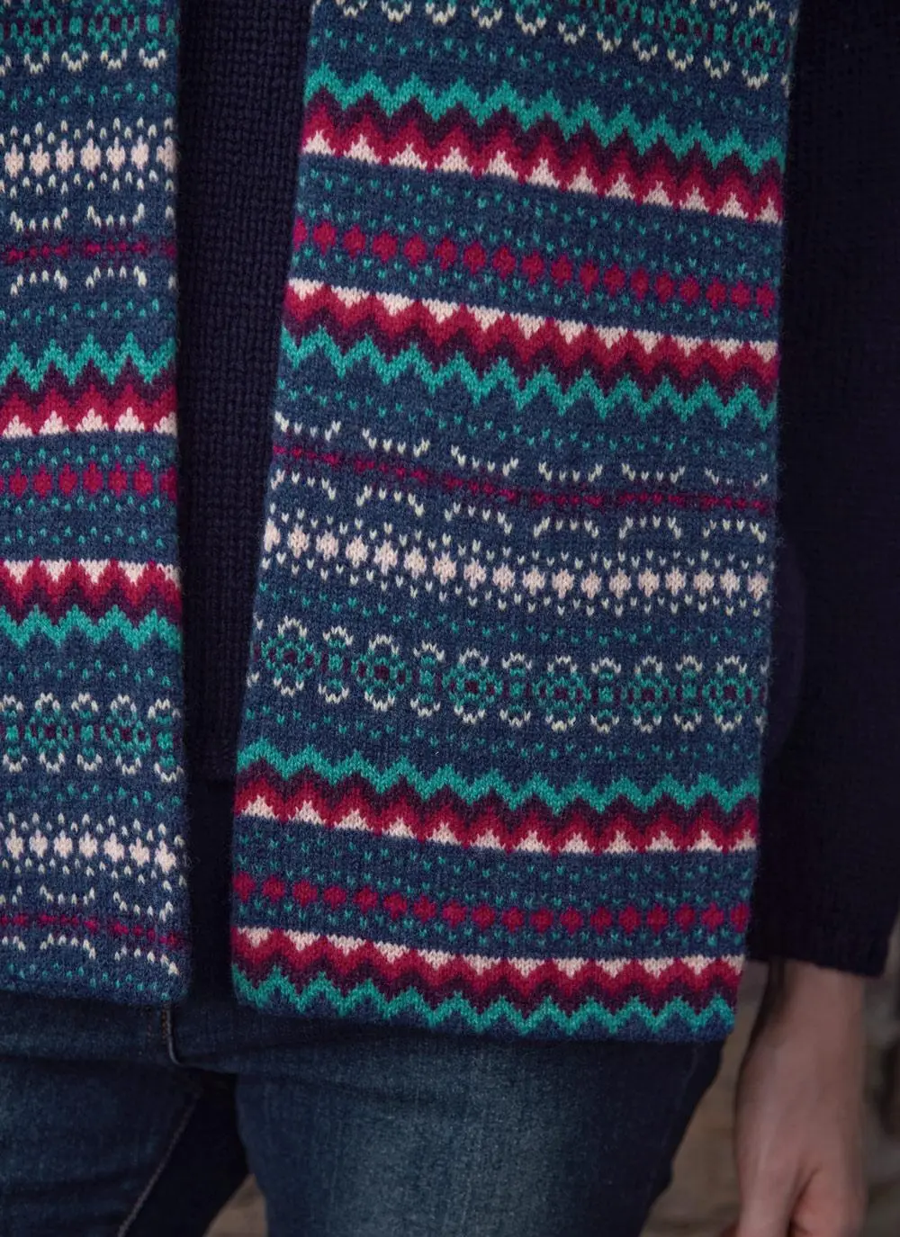Fairisle Hope Knit Scarf