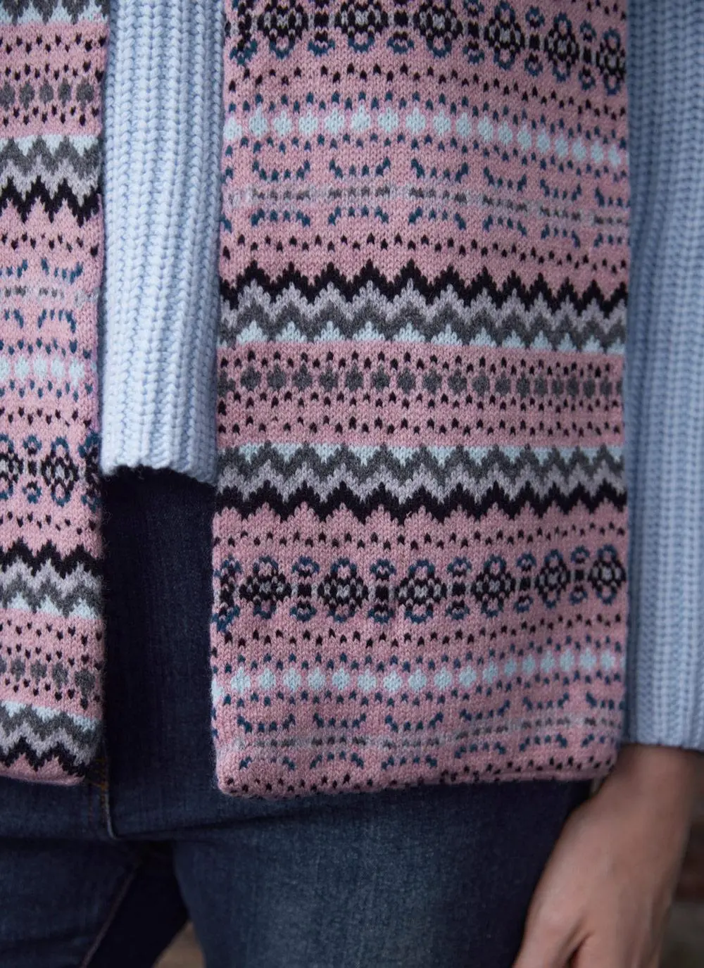 Fairisle Hope Knit Scarf