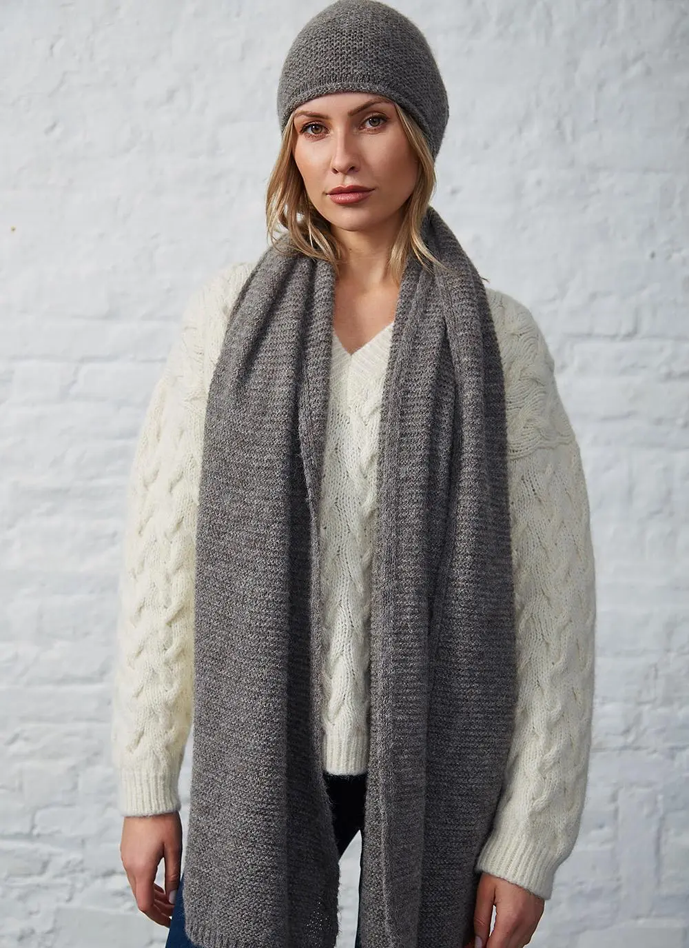 Fisherman Alpaca Wrap