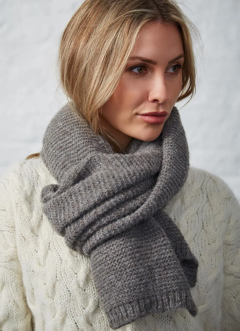 Fisherman Alpaca Wrap