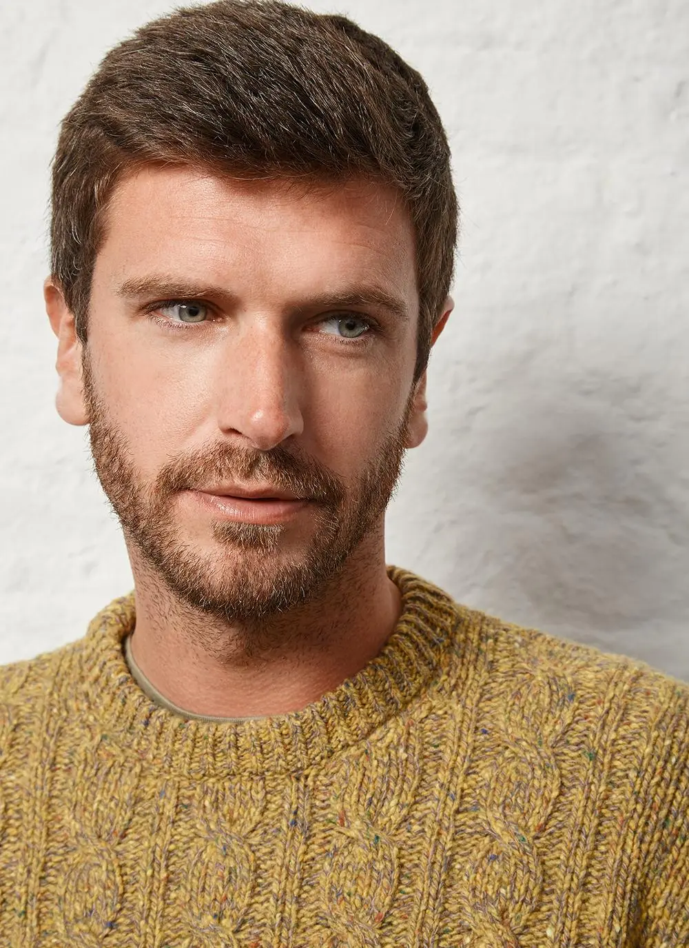 Fisherman Cable Crew Neck Sweater