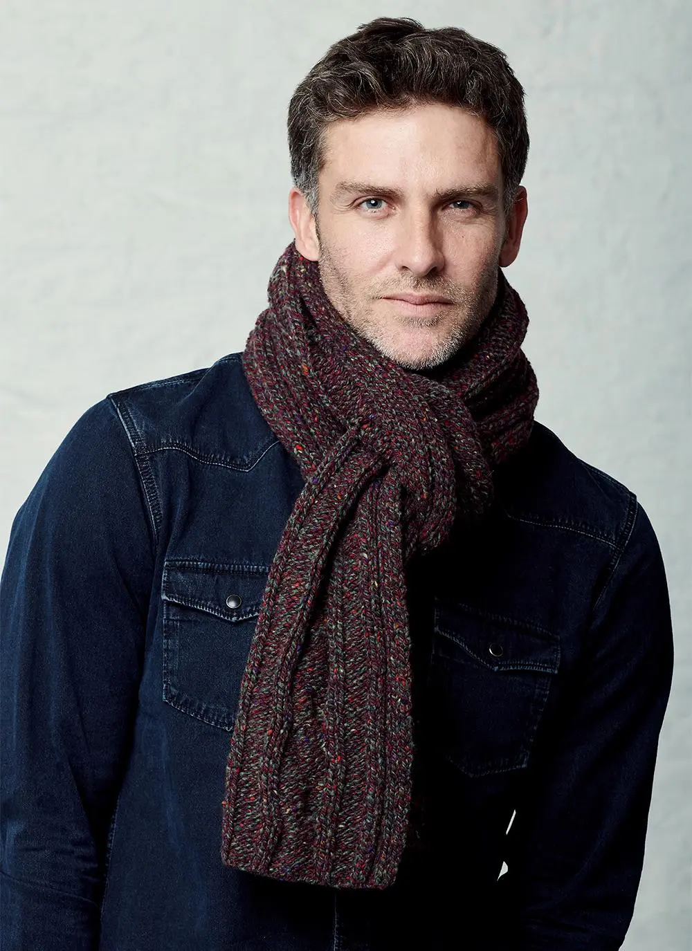 Fisherman Donegal Cable Scarf