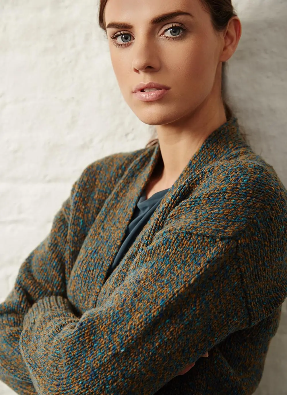 Fisherman Donegal Fleck Toggle Cardigan 