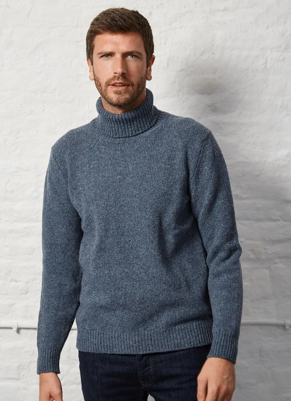Fisherman Polo Neck Sweater