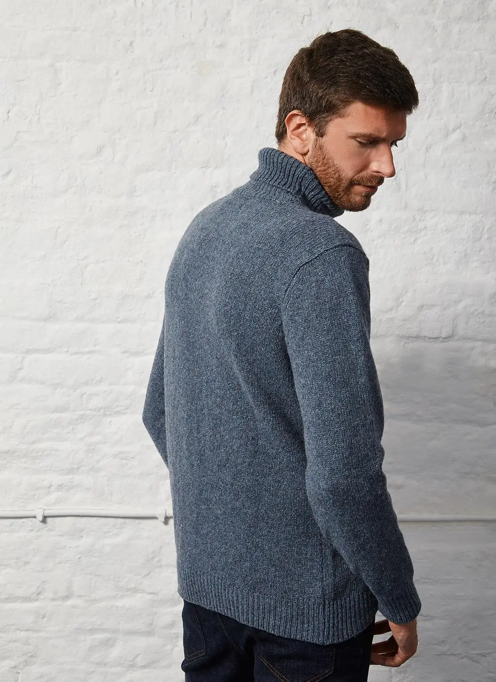Fisherman Polo Neck Sweater