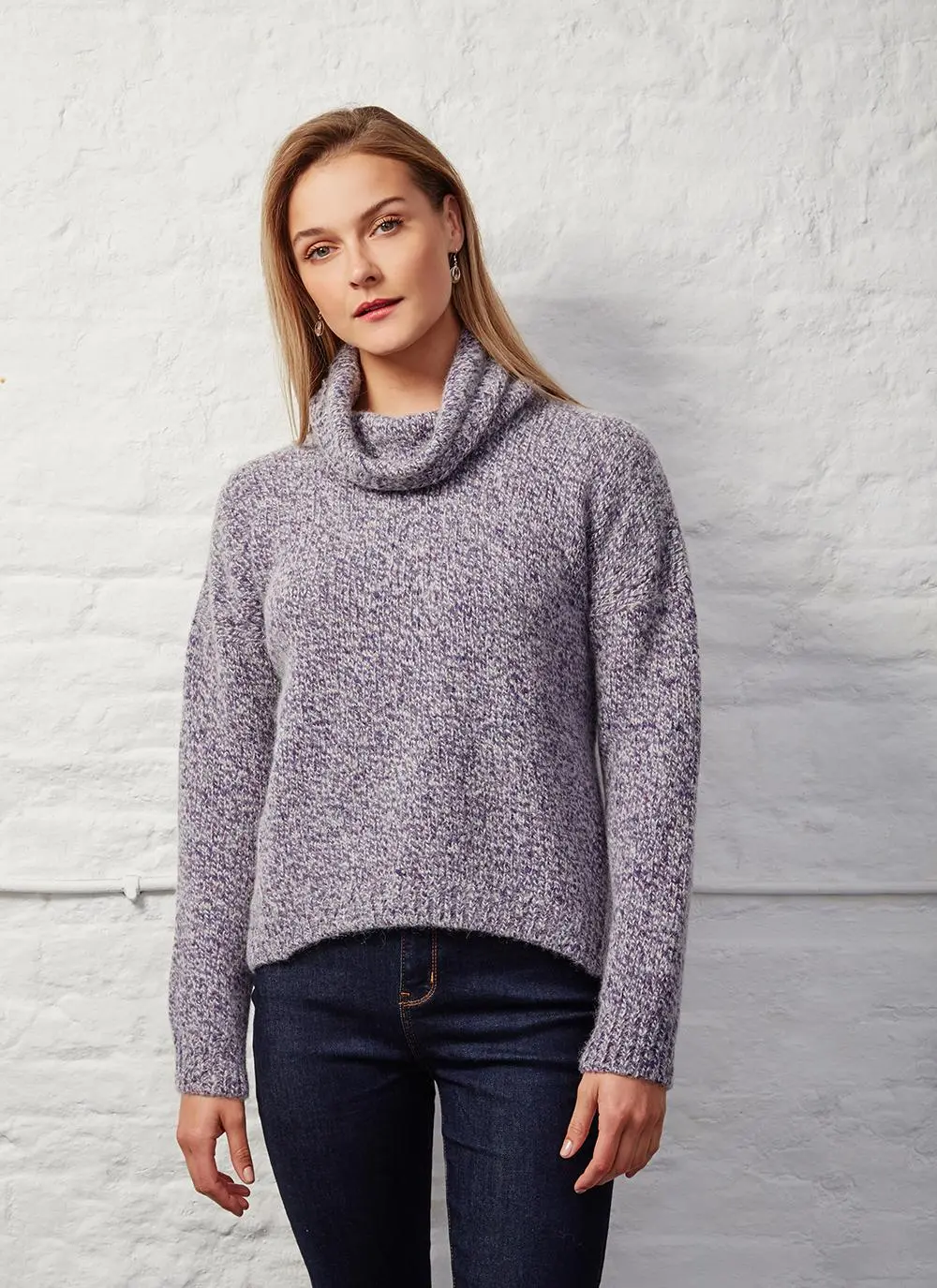 Fisherman Polo Neck Sweater