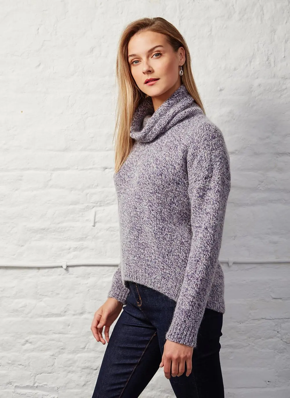 Fisherman Polo Neck Sweater