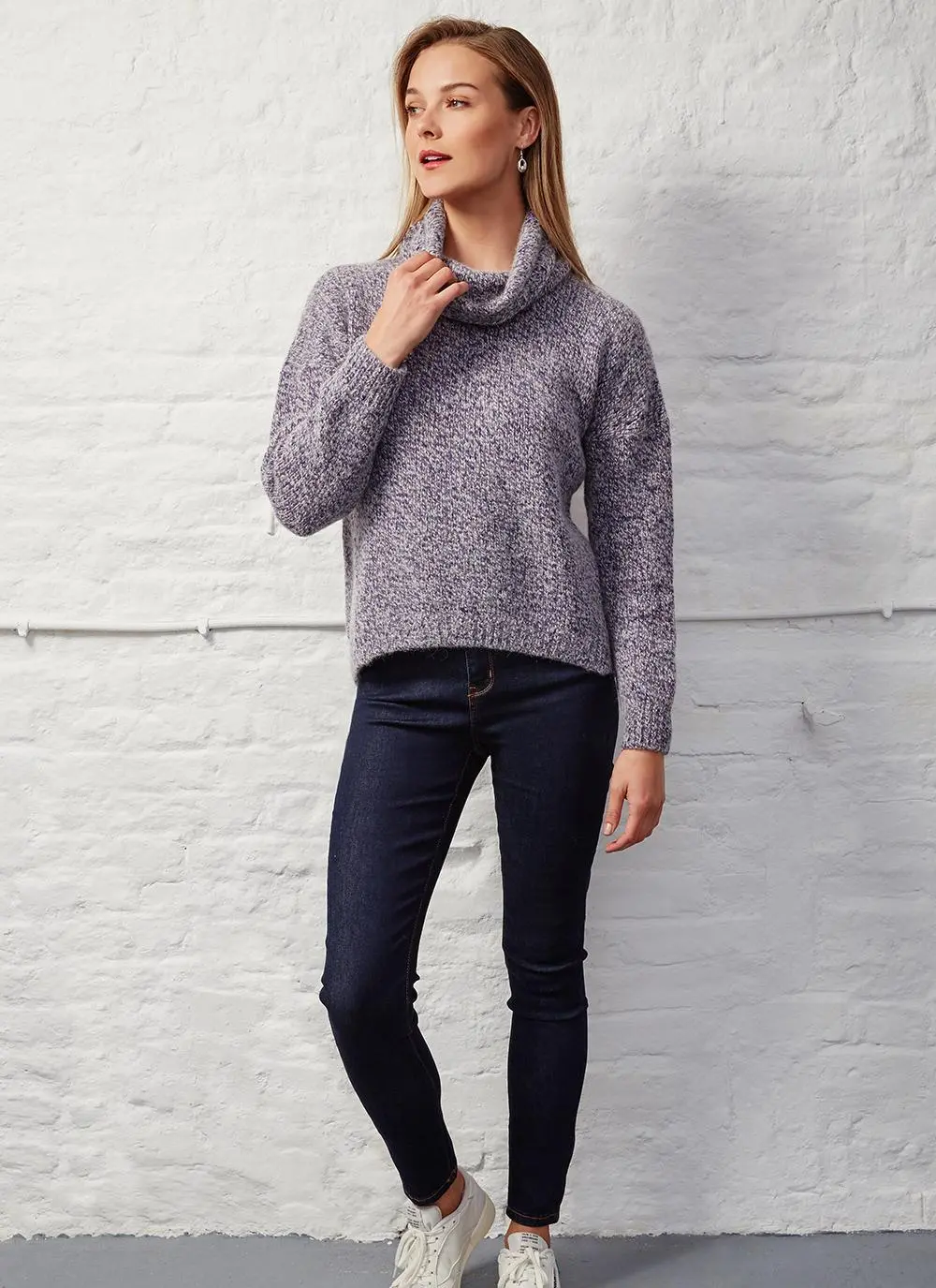 Fisherman Polo Neck Sweater