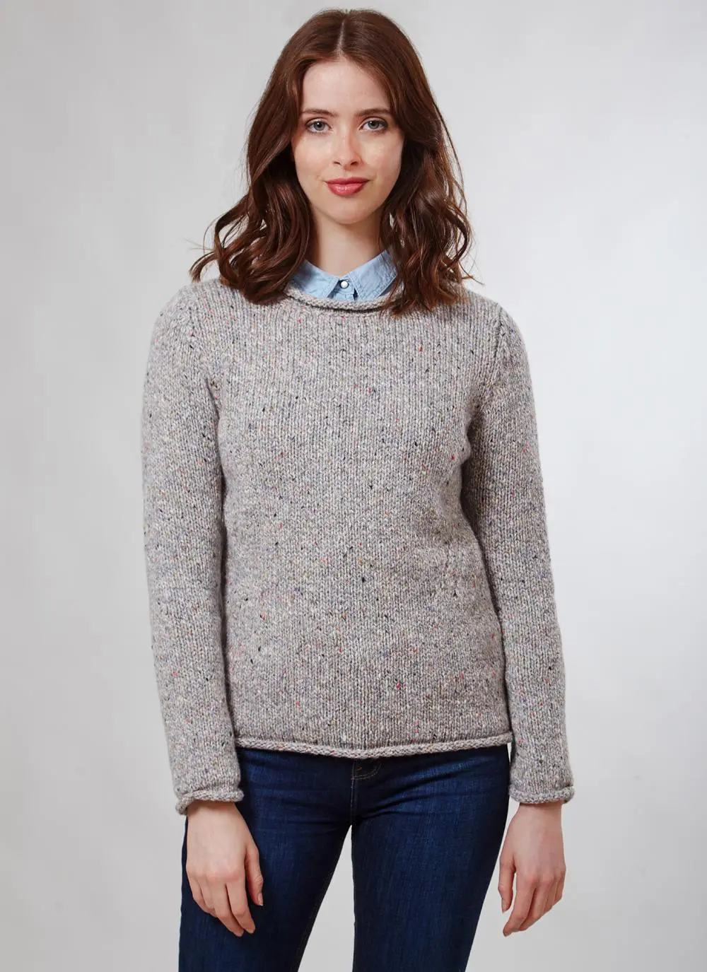 Fisherman Roll Neck Sweater