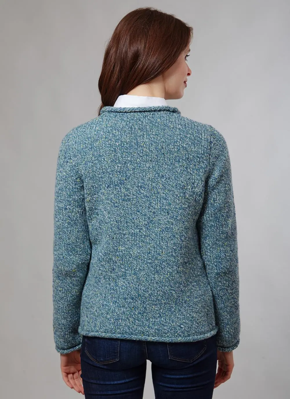 Fisherman Roll Neck Sweater