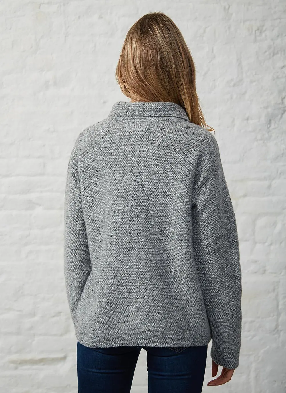 Fisherman Wool Cashmere Boxy Sweater