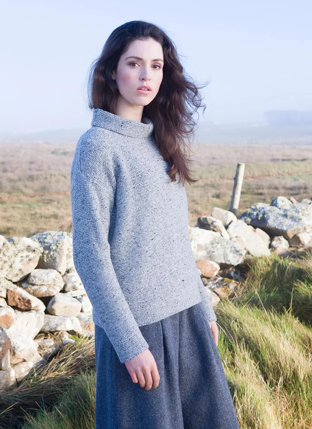 Fisherman Wool Cashmere Boxy Sweater
