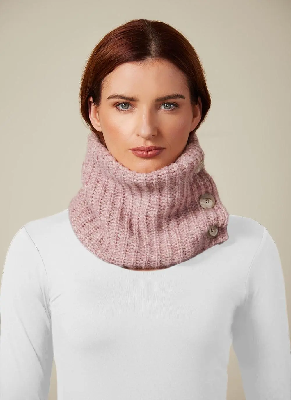 Fisherman Ribbed Button Collar