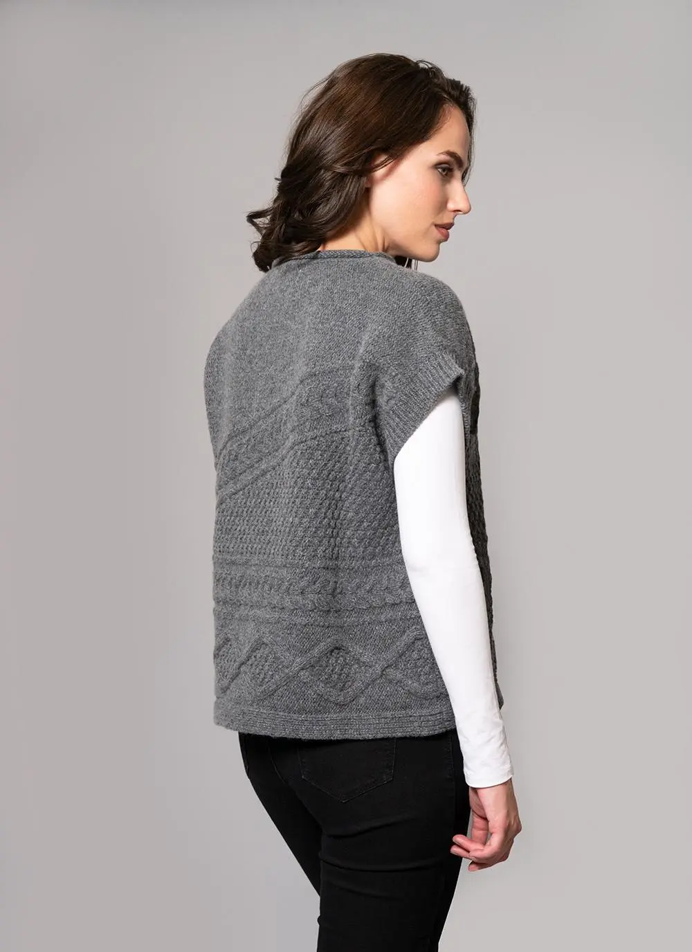 Fisherman Lambswool Aran Cable Sweater