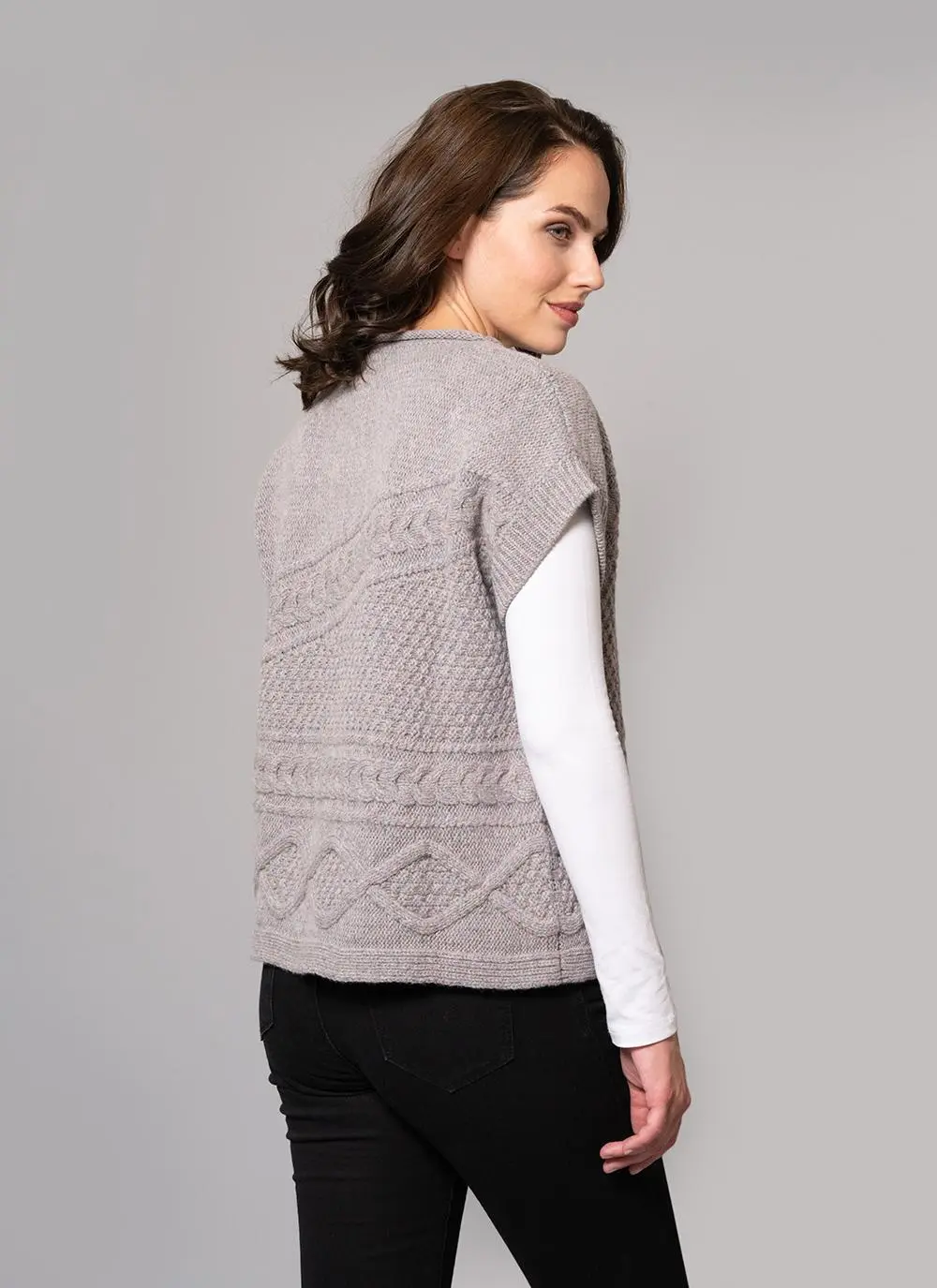 Fisherman Lambswool Aran Cable Sweater