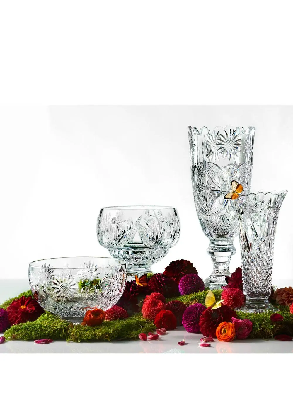 Waterford Crystal Magnolia 12'' Vase