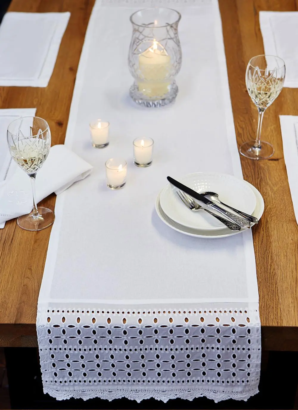 Floral Edge Table Runner