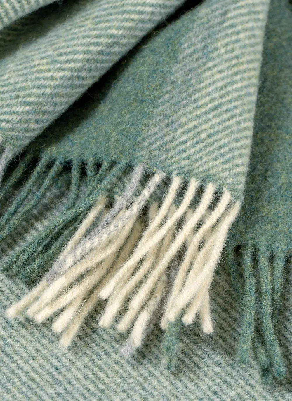 Foliage Check Pure New Wool Throw