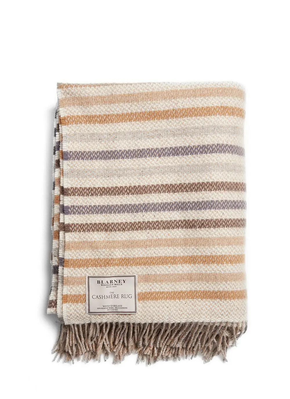 For The Love Of Stripes Wool Cashmere Throw