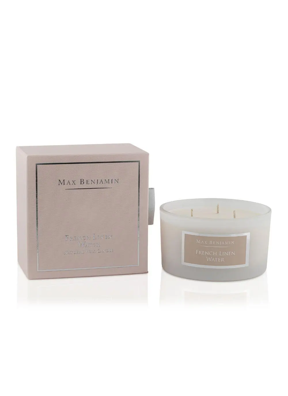 French Linen Water Classic 3-Wick Candle