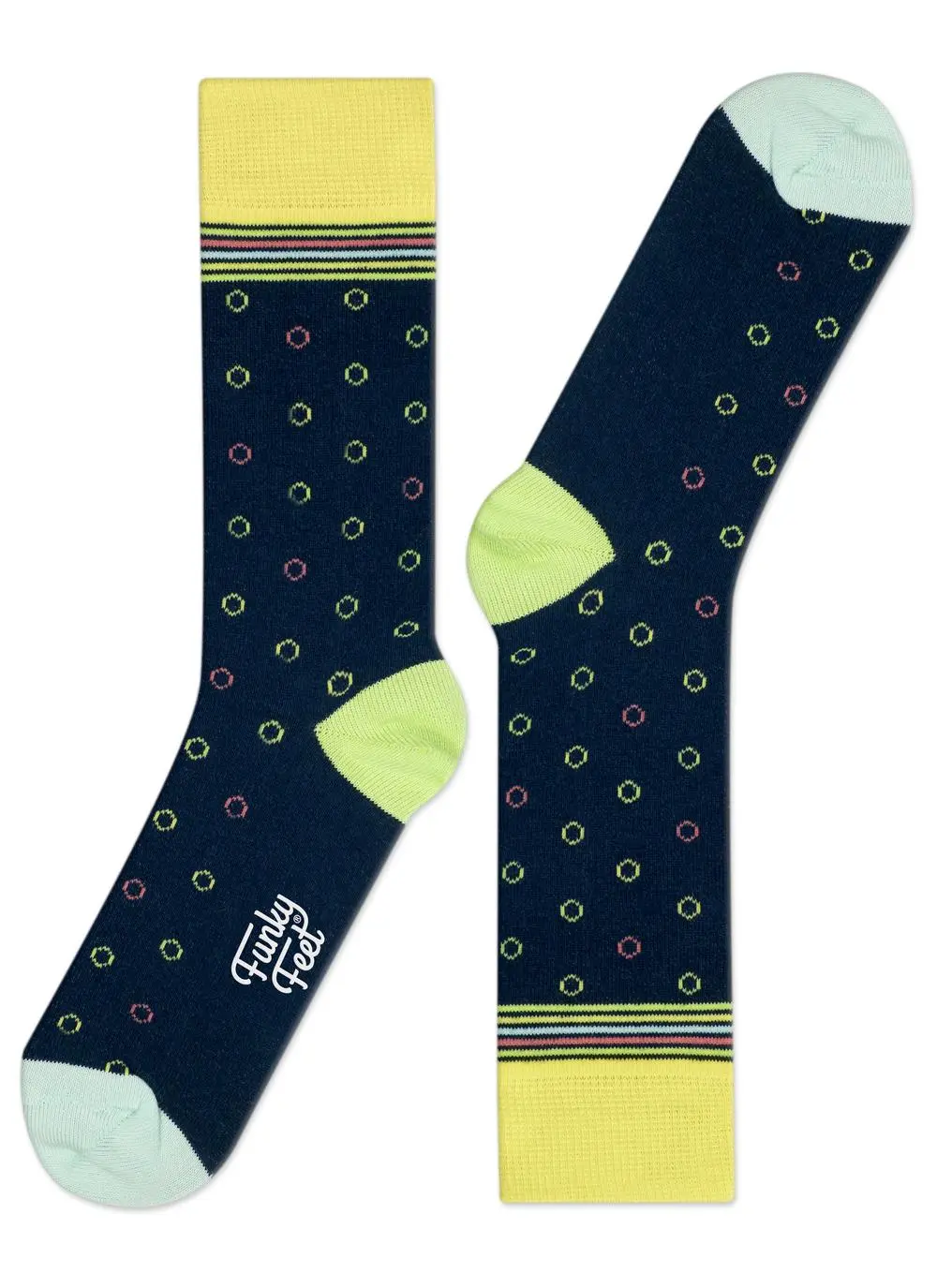 Funky Feet 3 Pack Mini Polka Dot Socks